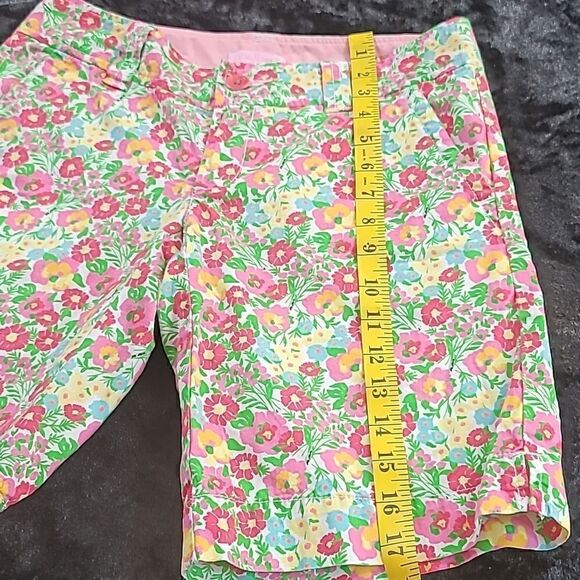 Lilly Pulitzer Pink And Green Floral Shorts - Picture 4 of 6